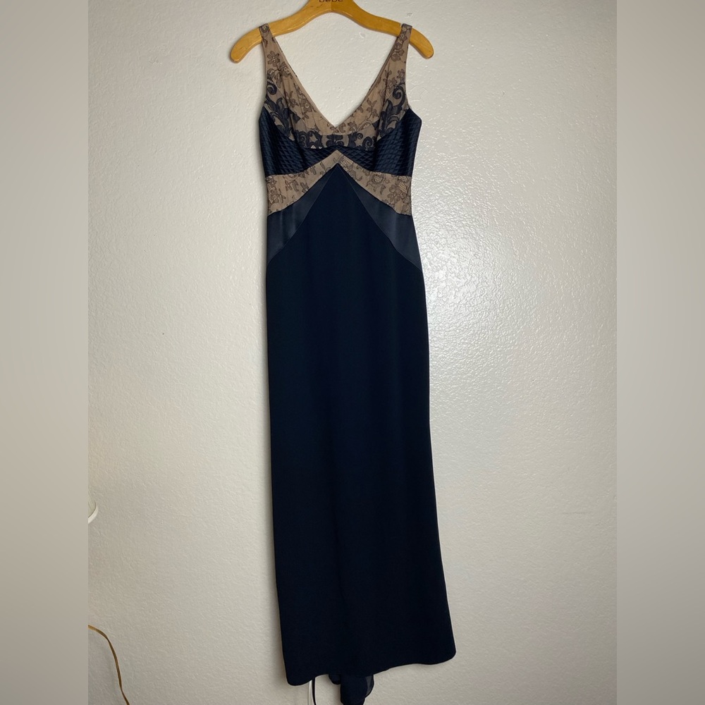 Badgley Mischka Black Evening Dress